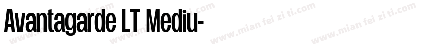 Avantagarde LT Mediu字体转换